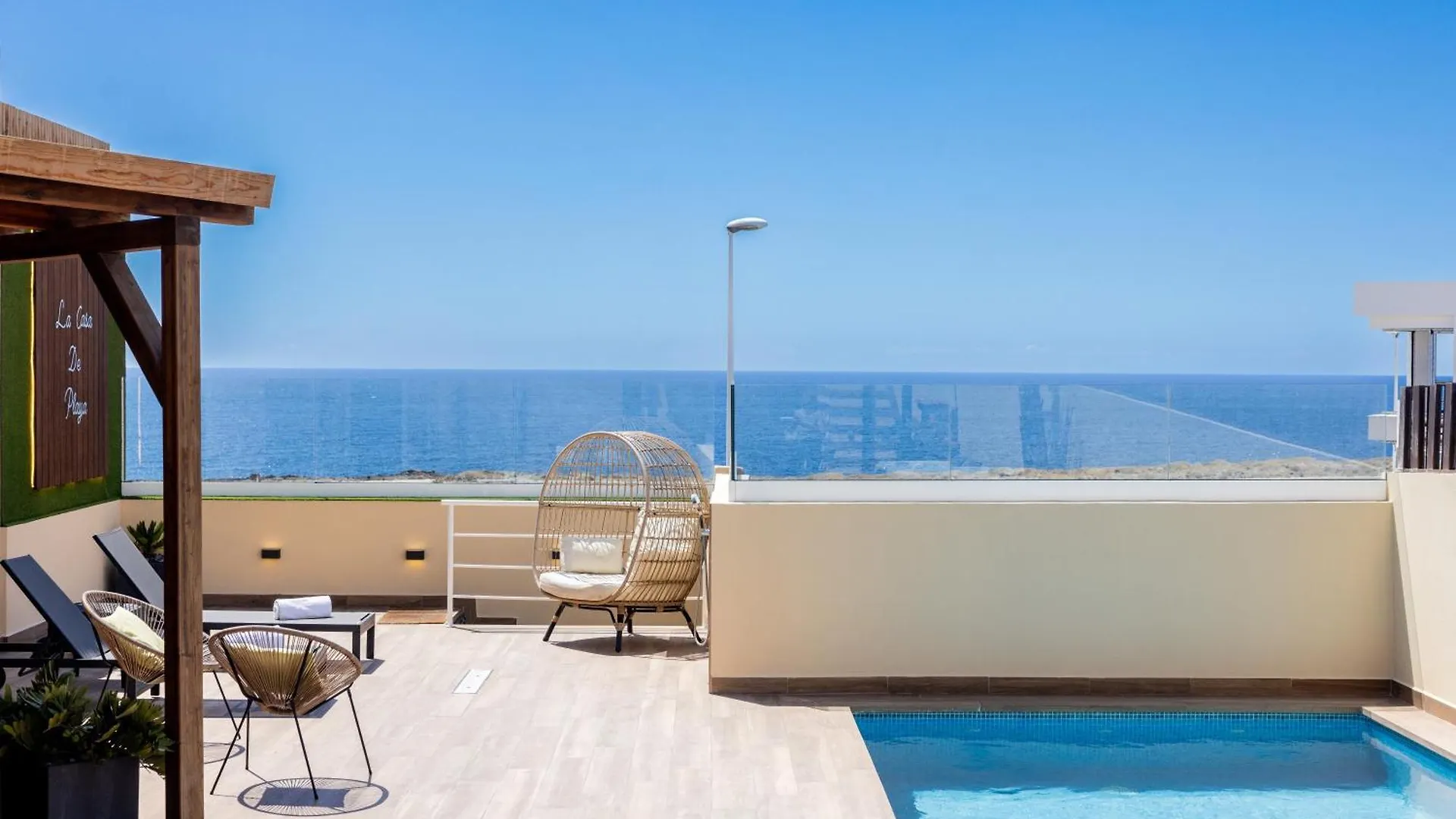 엘메다노 La Casa De Playa - Piscina Y Jacuzzi A 50M Del Mar 빌라 0*,