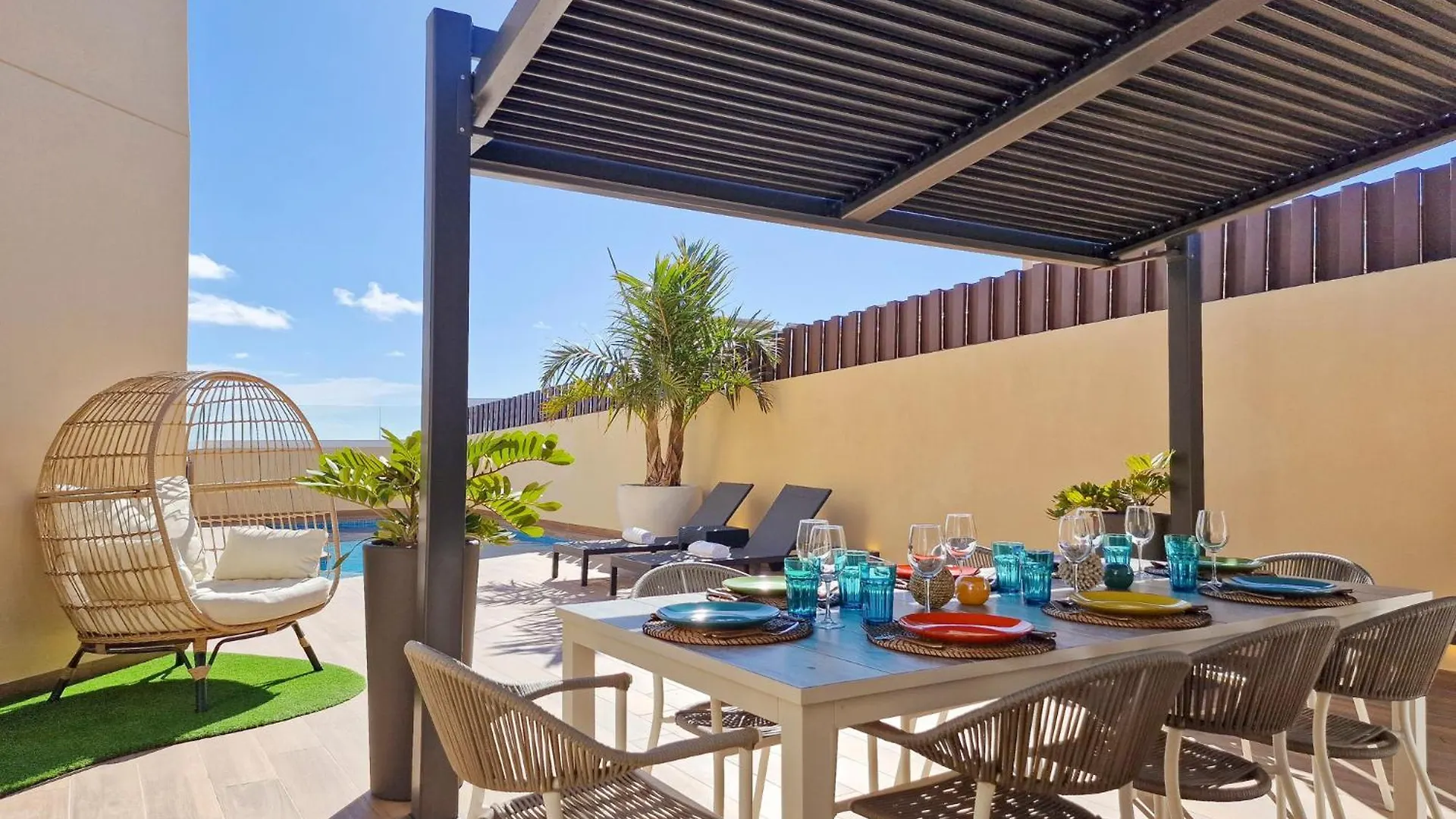 Casa de Férias La Casa De Playa - Piscina Y Jacuzzi A 50M Del Mar Vila El Médano
