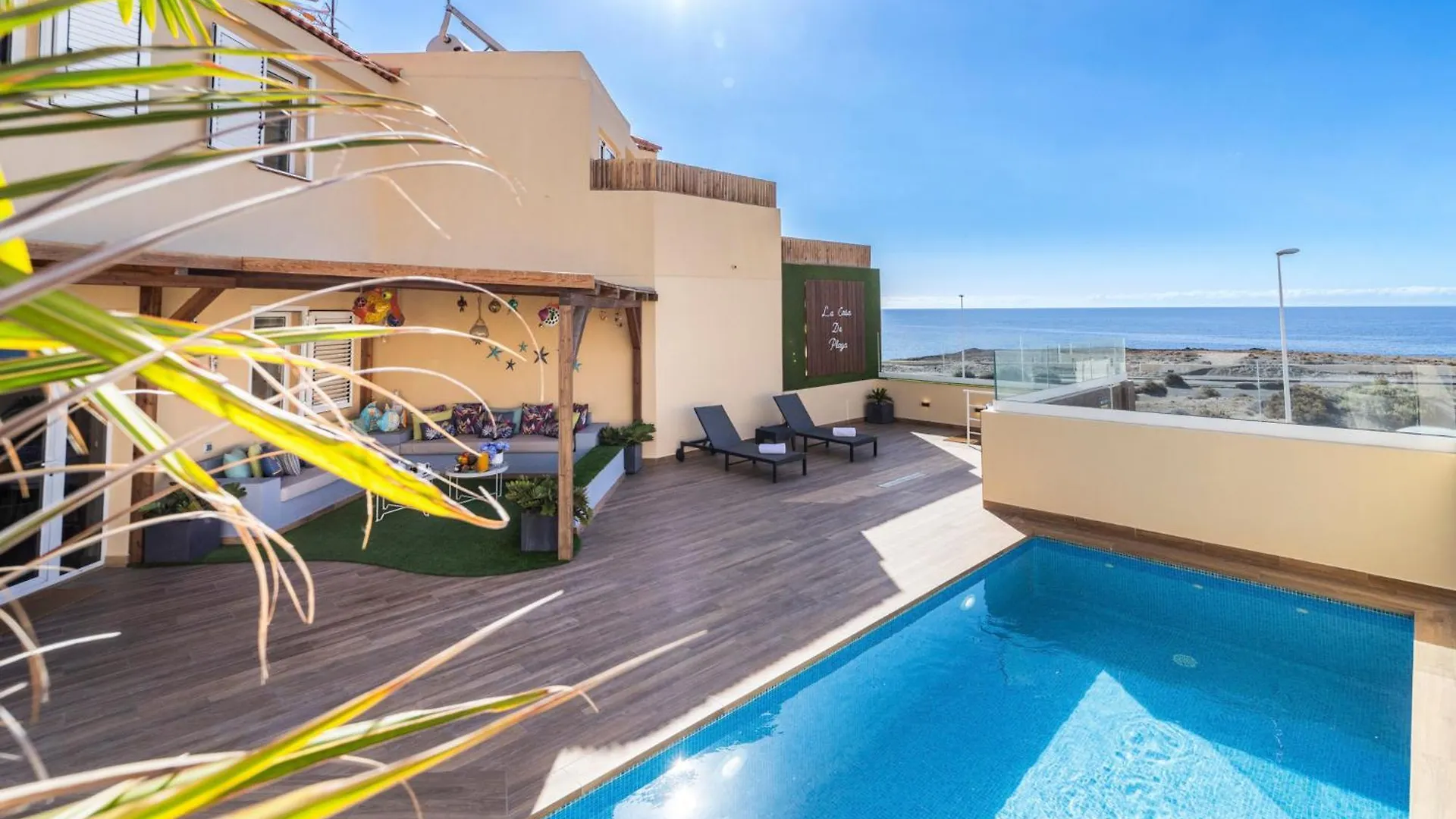 Casa de Férias La Casa De Playa - Piscina Y Jacuzzi A 50M Del Mar Vila El Médano